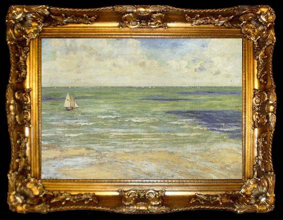 framed  Gustave Caillebotte Seascape, ta009-2